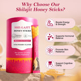 Koloskiy Shilajit Honey Sticks close-up of ingredients