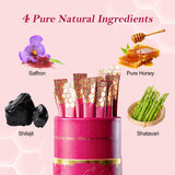 Koloskiy Shilajit Honey Sticks with strawberry essence