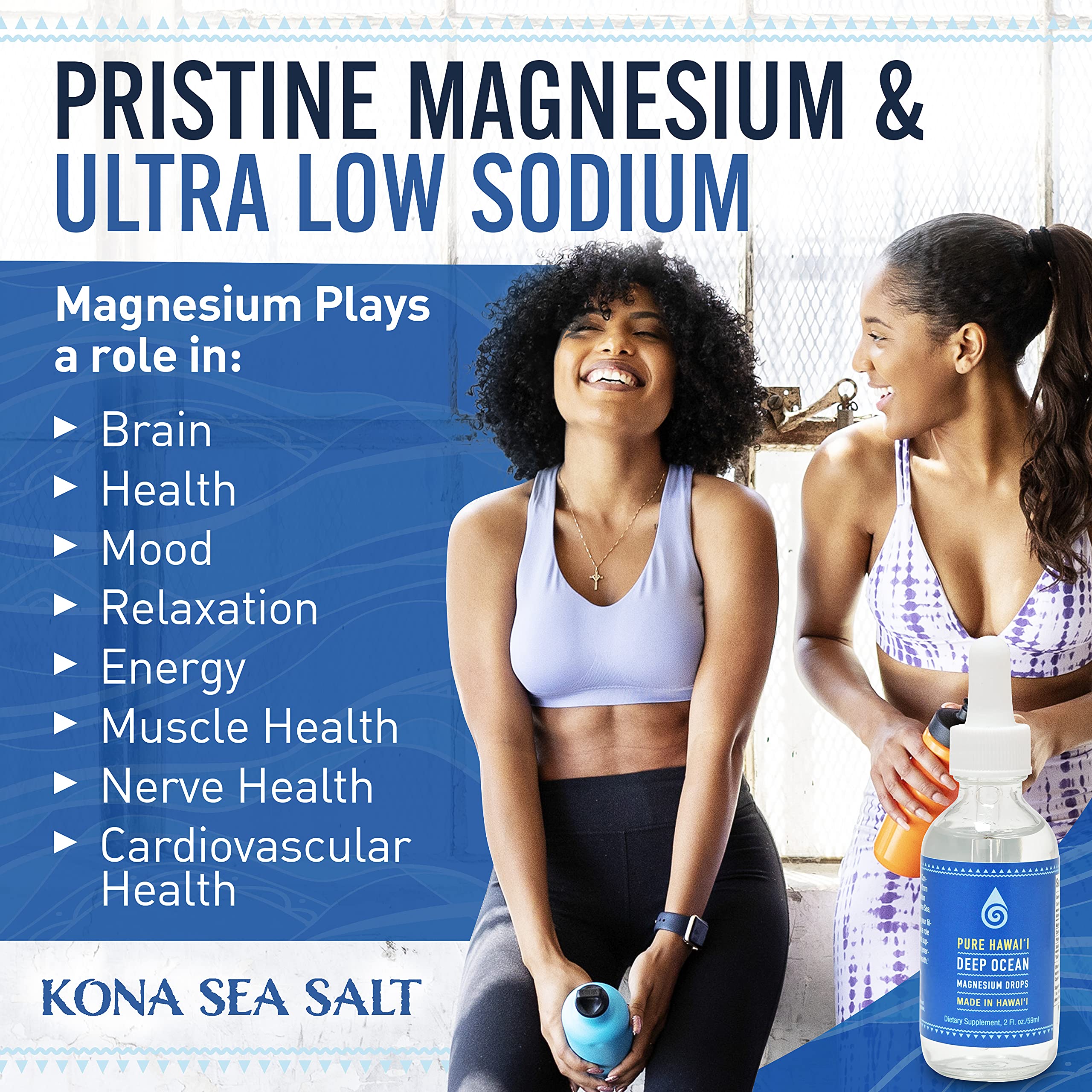 Kona Sea Salt Mineral Drops ingredients label