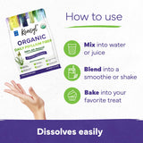 Konsyl Psyllium Husk Powder 340g mixed in a smoothie