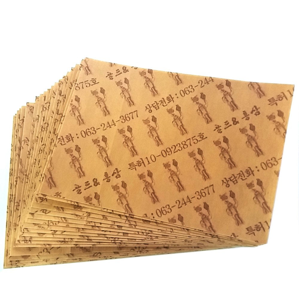 Korean Red Ginseng Patch application on skin