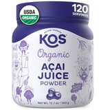 KOS Organic Acai Juice Powder 360g front view