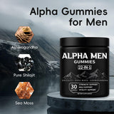 KOVGOCY Alpha Gummies for Men in a bowl