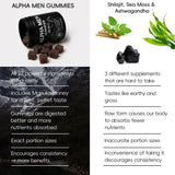 KOVGOCY Alpha Gummies for Men showing gummy texture