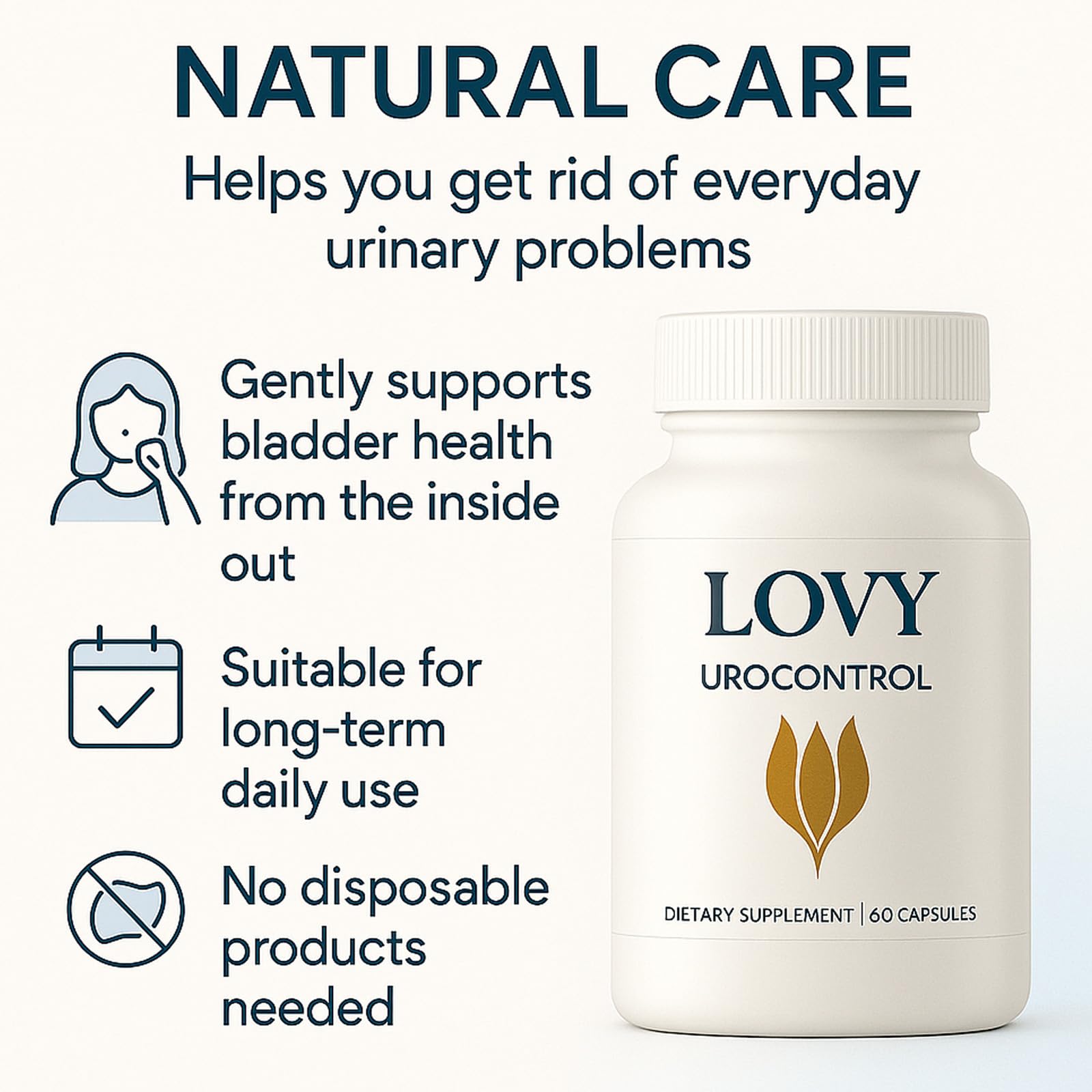 KOVGOCY Blended Vitamin Supplement bottle side view