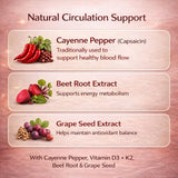 KOVGOCY Cayenne Pepper Softgels with Vitamins D3 and K2
