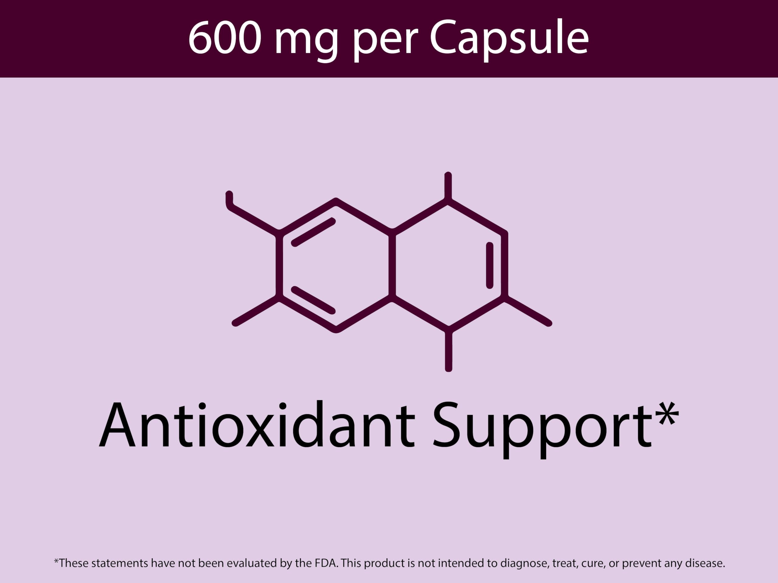 KOYAH Aronia Capsules back view with ingredients list