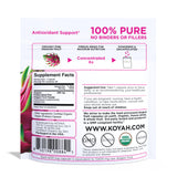KOYAH Dragon Fruit Capsules side view showing capsule size