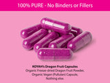 KOYAH Dragon Fruit Capsules with measuring spoon for dosage