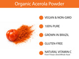 KOYAH Organic Acerola Powder in a bowl