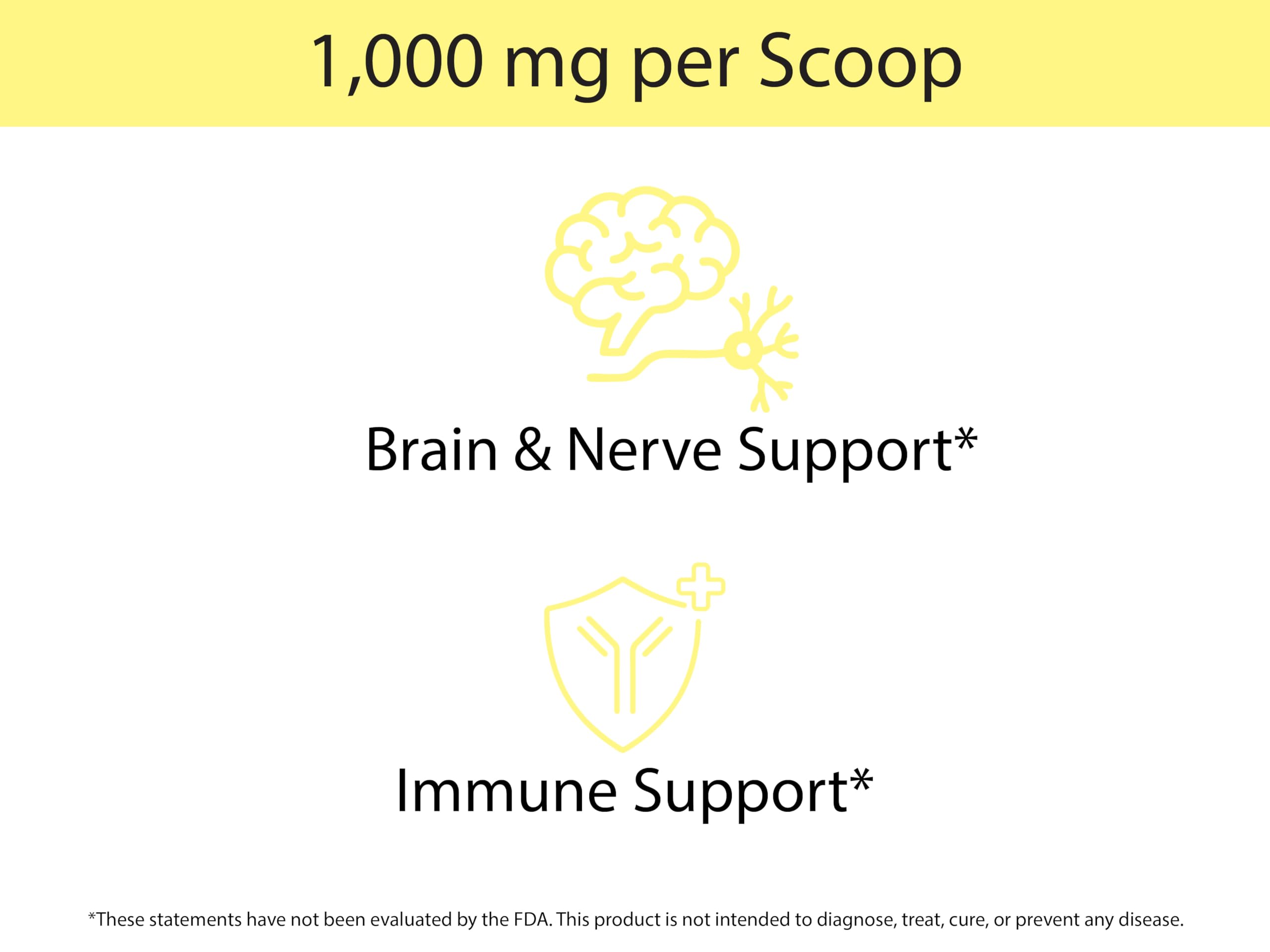 KOYAH Organic Lion's Mane Powder nutritional information