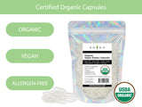 KOYAH Organic Pullulan Capsules side view showing size 00