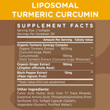 Kraftvoll Turmeric Curcumin Softgels in a hand for size reference