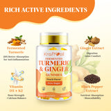 Kraftvoll Turmeric Gummies bear-shaped gummy close-up