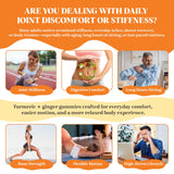 Kraftvoll Turmeric Gummies with natural peach flavour