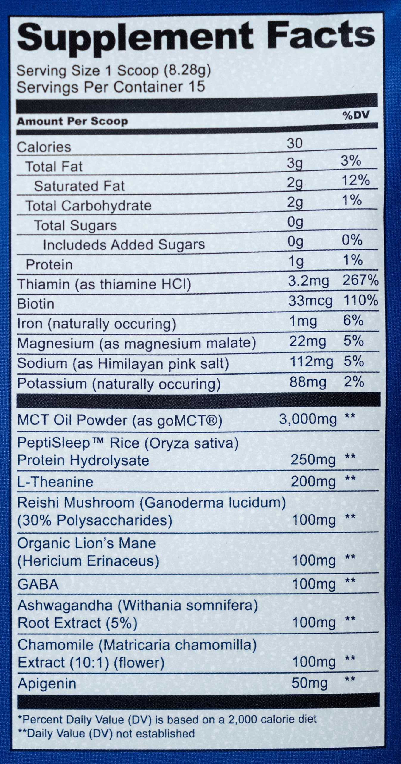 Kreatures of Habit Sleep Supplement in a cup with hot water