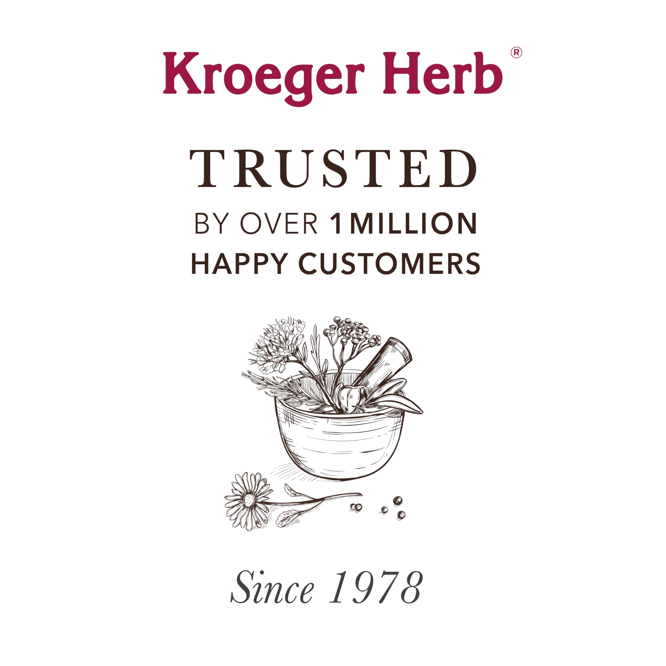 Kroeger Clove Capsules 77g with a measuring spoon for dosage