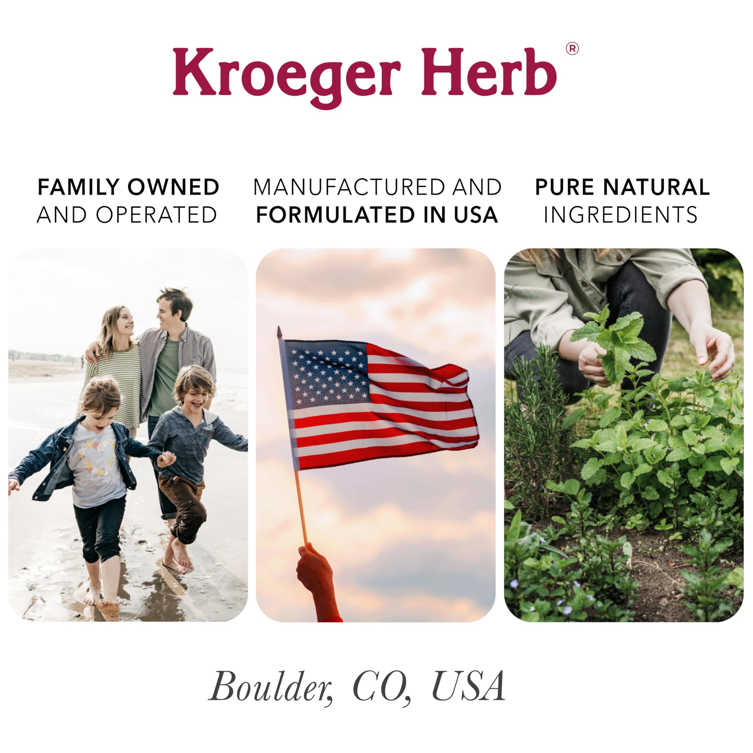 Kroeger Herb Products Hawthorn Berry Capsules with herbs