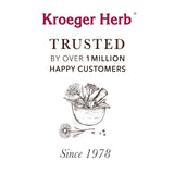 Kroeger Herb Products Liver Extract 68g close-up of label