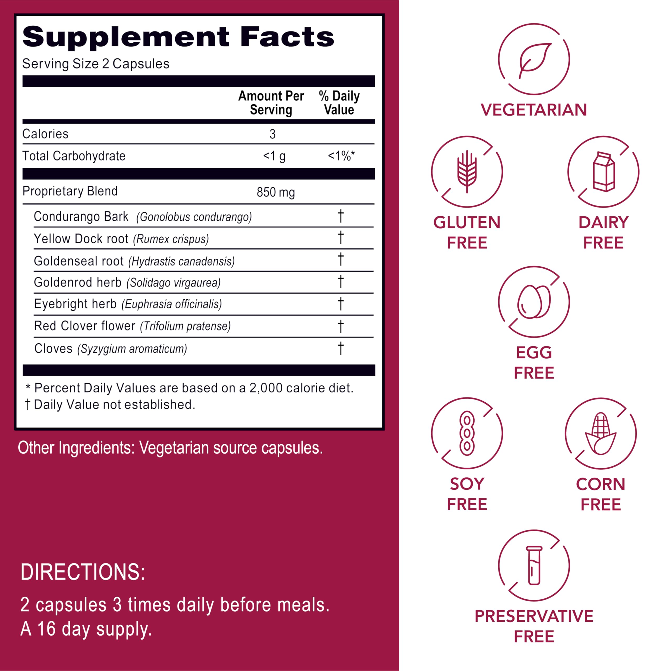 Kroeger Herb Products Liver Extract 68g packaging details