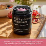 KROMA. Restore + Calm Magnesium Powder packaging dimensions
