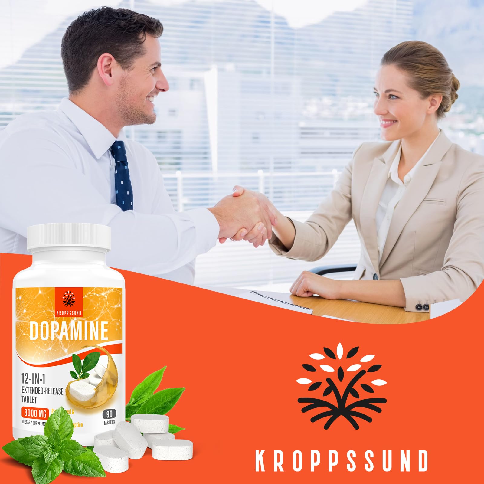 Kroppssund Dopamine Supplement ingredients list
