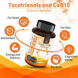 Kroppssund Tocotrienols Vitamin E liquid capsules close-up of capsules
