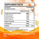 Kroppssund Tocotrienols Vitamin E liquid capsules side view