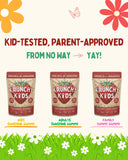 Krunchy Kids Vitamin D3 Gummies displayed on a kitchen counter