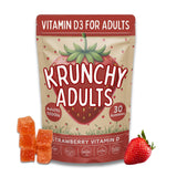 Krunchy Kids Vitamin D3 Gummies front view packaging