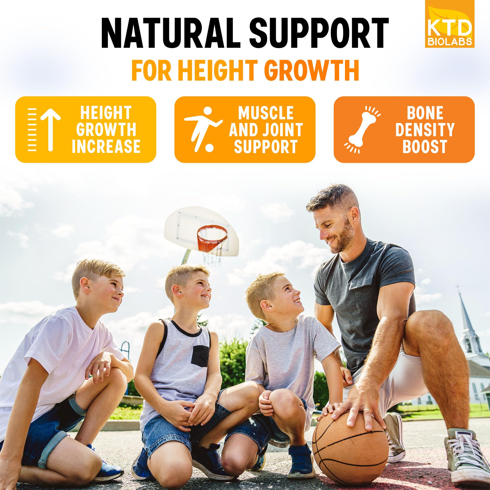 KTD BIOLABS Kids Growth Support Supplement 65g packaging