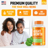 KTD BIOLABS Kids Growth Support Supplement 65g with measuring spoon