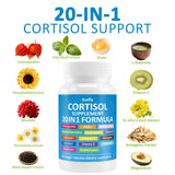 KUAFLY Cortisol Supplements 240 Capsules side view