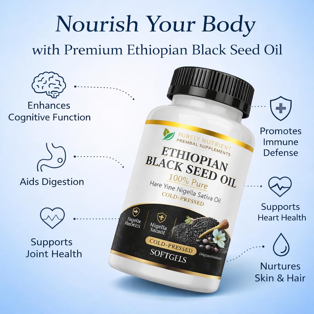 Kueysing Black Seed Oil Softgels side view showing packaging