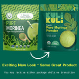 Kuli Kuli Moringa Powder packaging side view