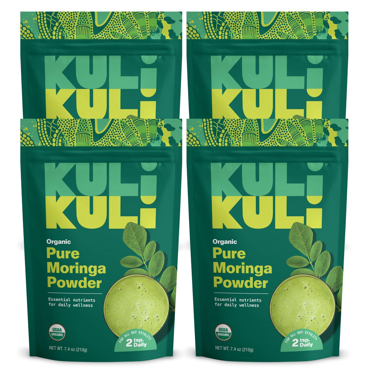 Kuli Kuli Pure Organic Moringa Powder 1048g front view