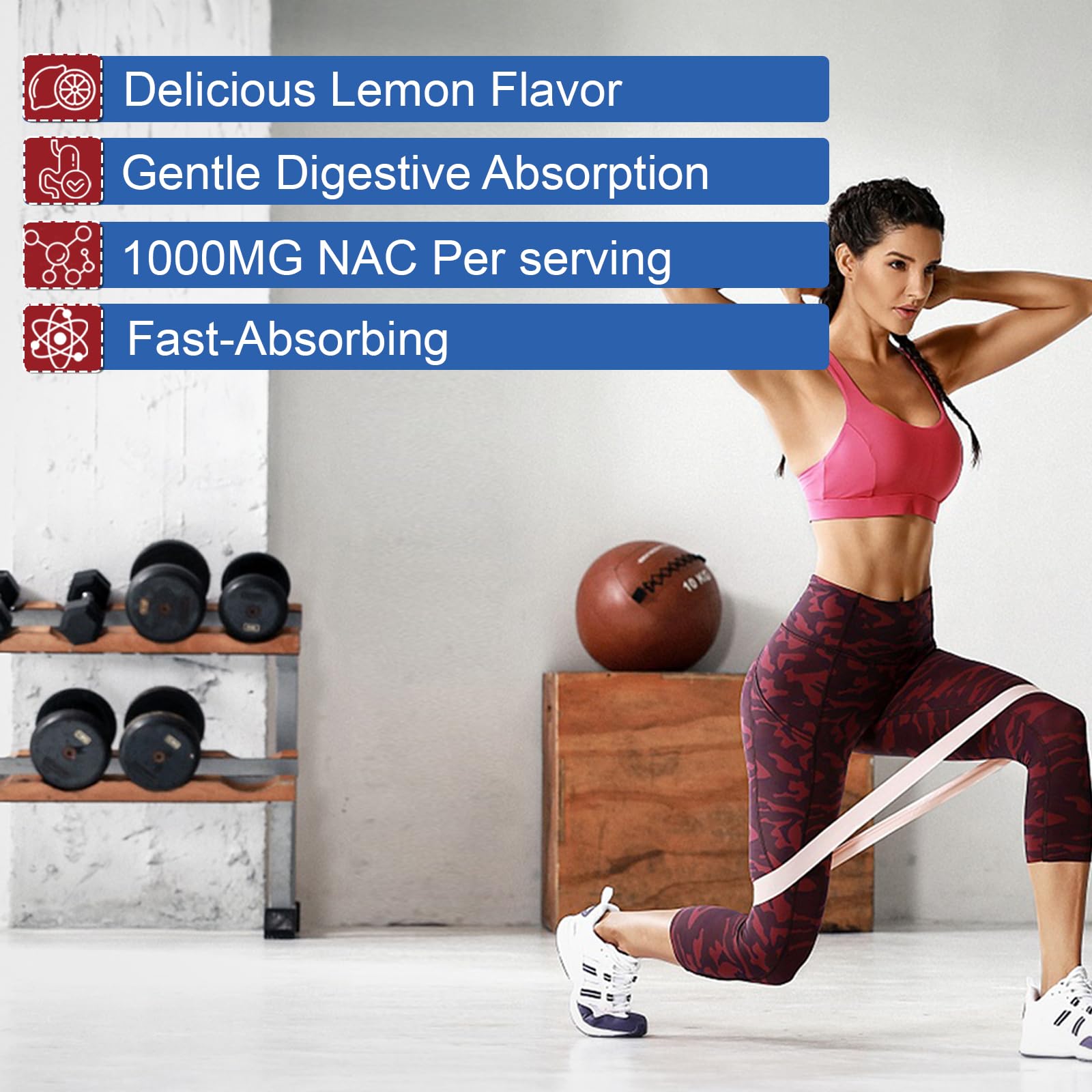 KumuoKeol NAC Liquid Drops 1000mg back view with nutritional information