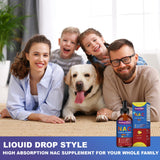 KumuoKeol NAC Liquid Drops displayed with a measuring spoon