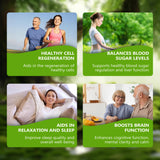 KUNLEN Sleep Supplement Capsules opened showing contents