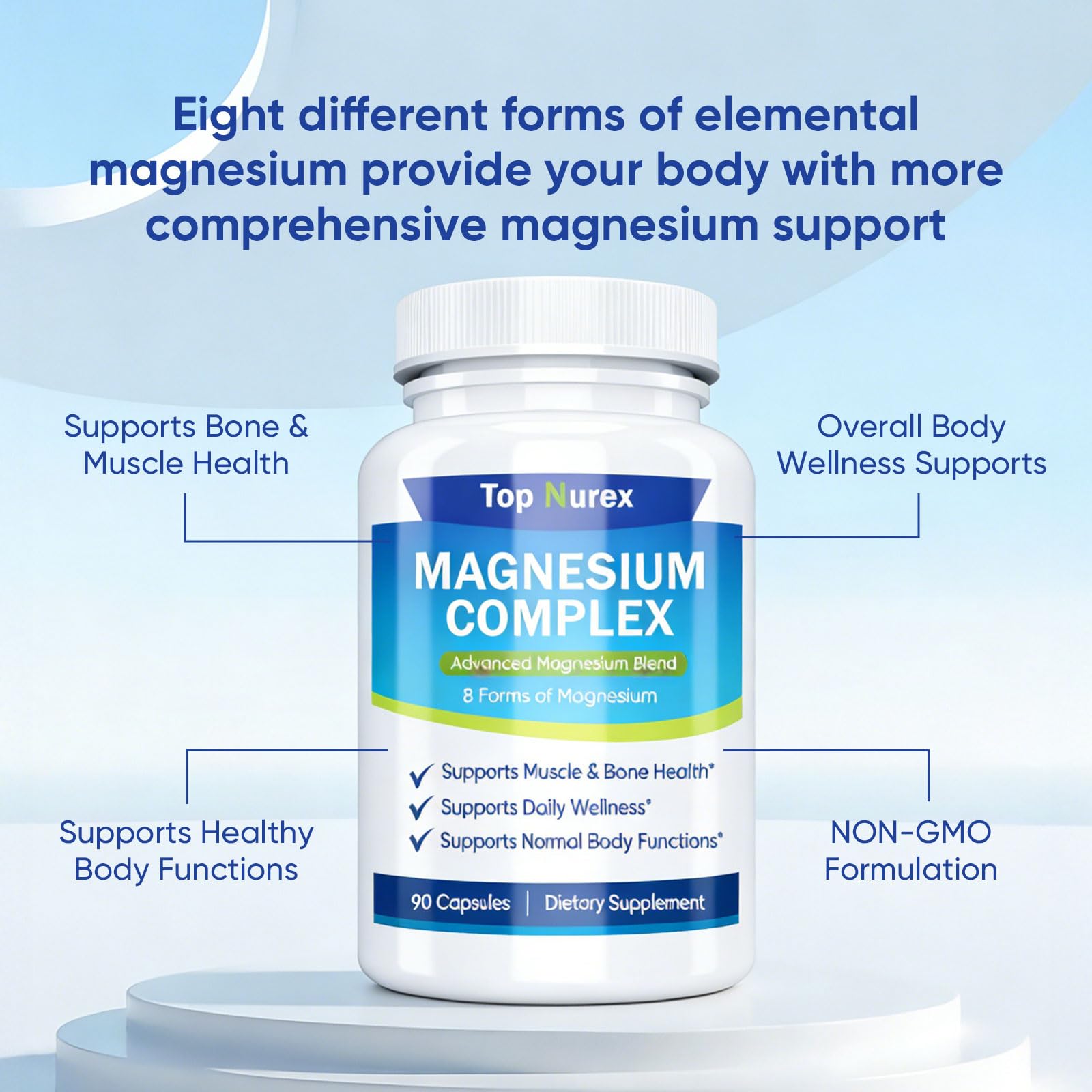 Kunnozz Magnesium Complex capsules close-up