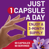 Kwala Nutrition Saffron Extract Capsules showing the label details