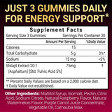 Kwala Nutrition Shilajit Gummies close-up showing texture and colour