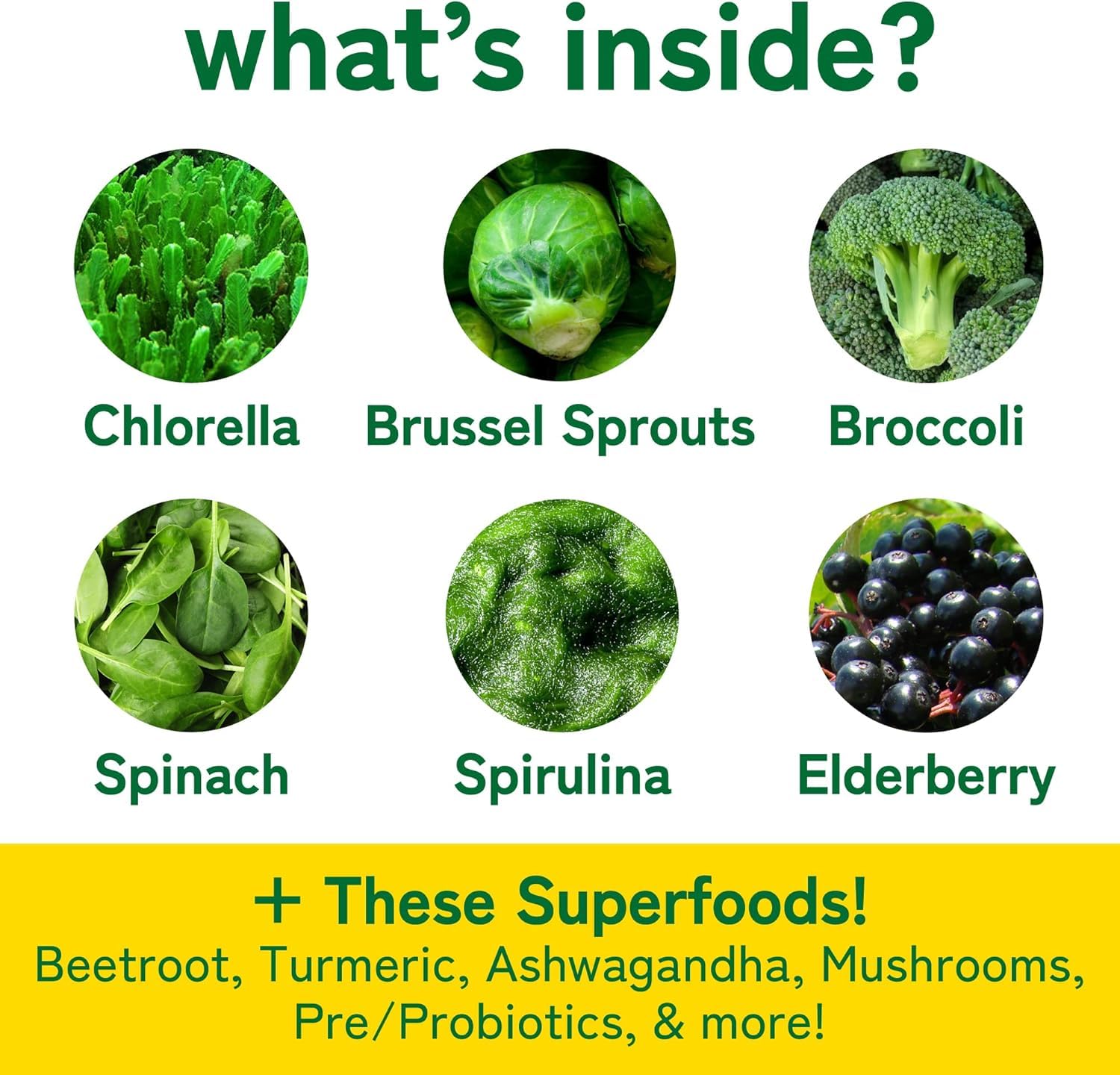 Kwala Nutrition Super Greens Gummies open container showing gummies