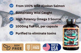 Kwee-Jack Wild Alaskan Salmon Oil Omega-3 Supplement packaging