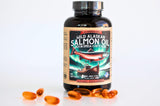Kwee-Jack Wild Alaskan Salmon Oil Omega-3 Supplement with ingredients