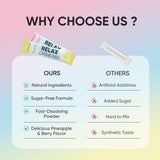 KXVUDE daily wellness Calming Drink Mix ingredients list on packaging
