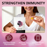 KXVUDE Feminine Balance Gummies with a measuring spoon