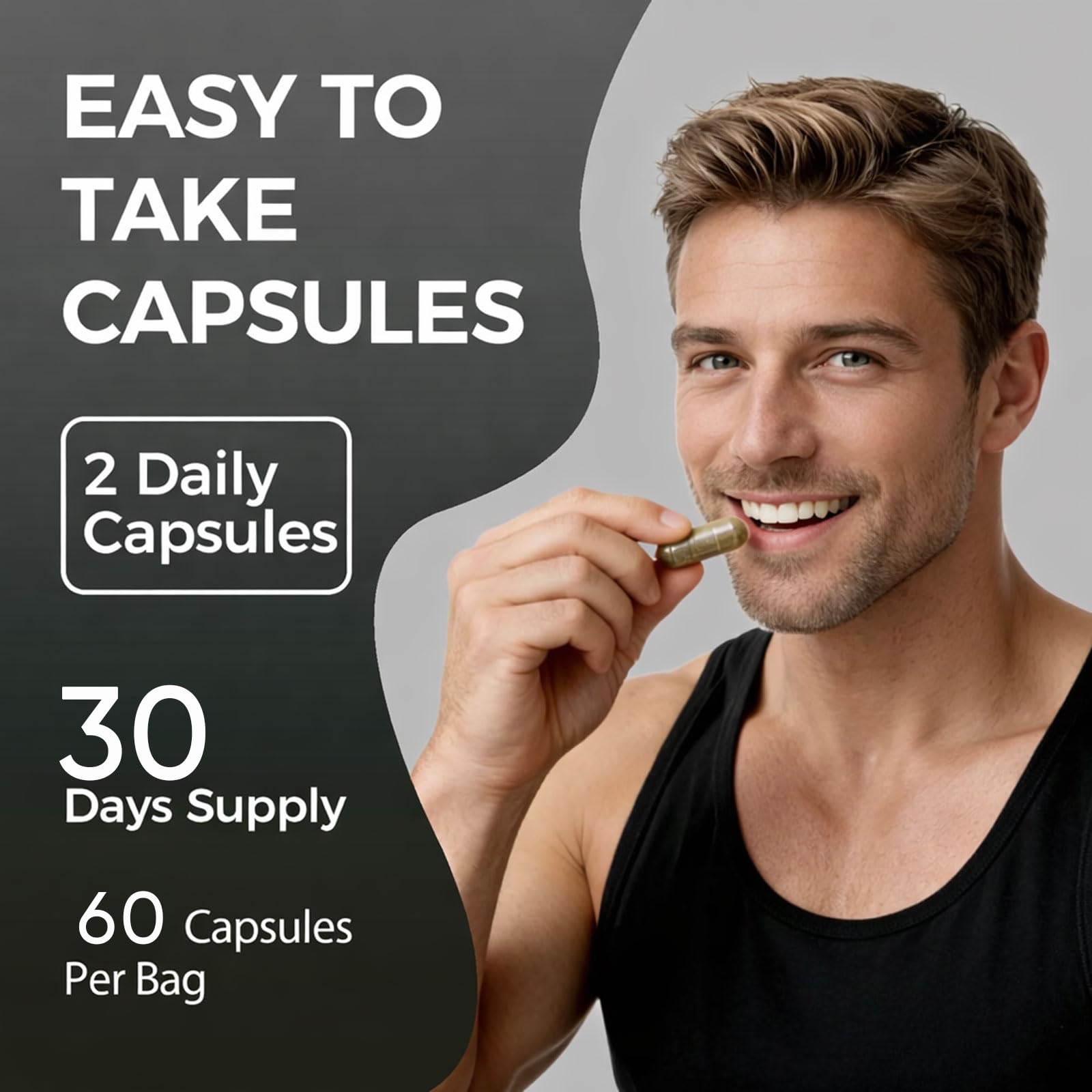 KXVUDE Liver Extracts Supplement lifestyle scene with a glass of water
