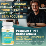 Kynderynl Memory Lift Brain Supplement bottle with cap
