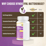 Kynderynl Pregnenolone Supplement on a wooden table
